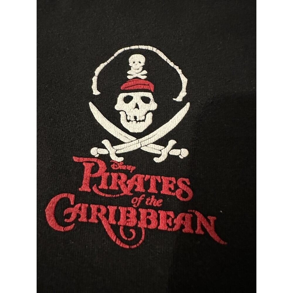 Pirates of the Caribbean‎ Spirit Jersey Shirt Adult XS Red Black Striped Disney - Picture 7 of 10